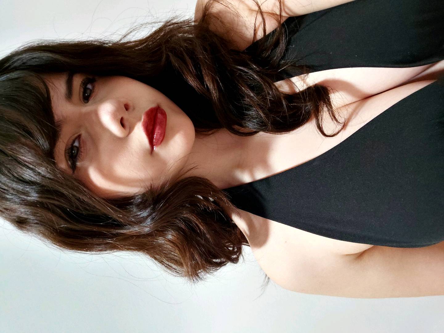 Woman in a flirty portrait