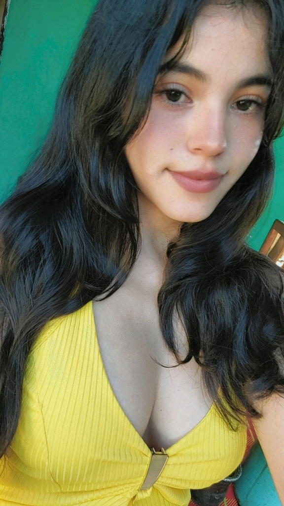 Woman in a casual selfie